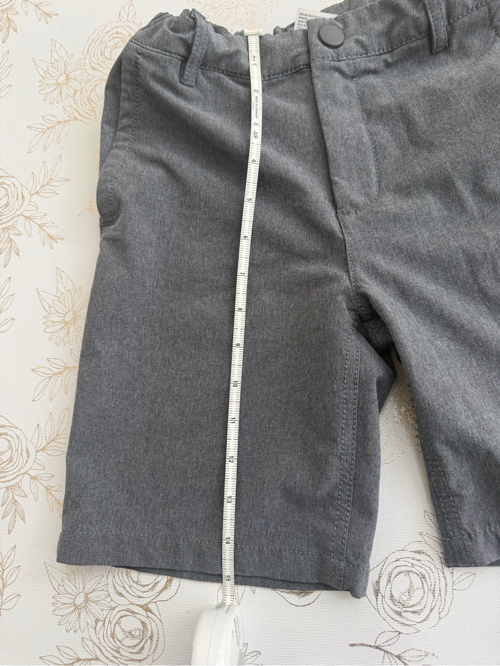 All in Motion Boys Medium Heather Gray Performance Golf / Active Shorts - Picture 2 of 7